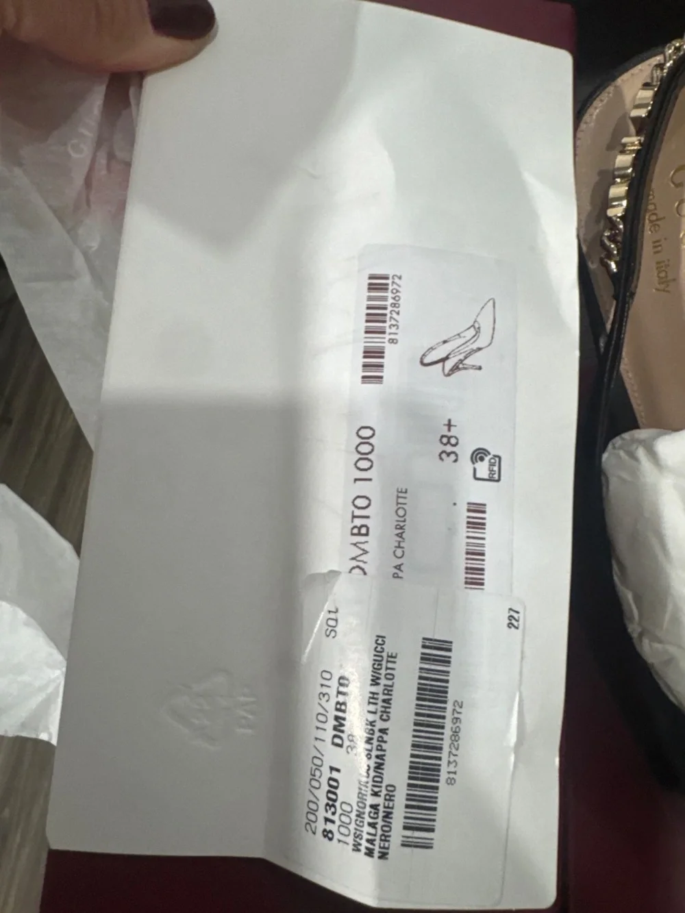 SIGNORI a sling back with Gucci MALAGA